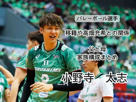 小野寺太志バレー父親と母親も元バレー選手で家族構成！学歴や経歴とwikiプロフ！移籍や高畑充希との関係！ Mahoyomedia