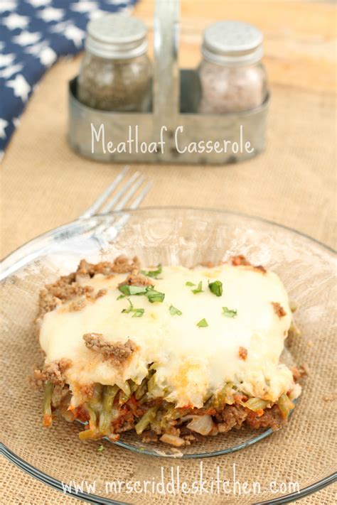 Meatloaf Casserole - Mrs. Criddles Kitchen