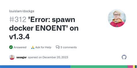 Error Spawn Docker ENOENT On V1 3 4 Louislam Dockge Discussion