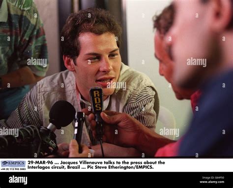 Jacques Villeneuve At The Interlagos Circuit Hi Res Stock Photography