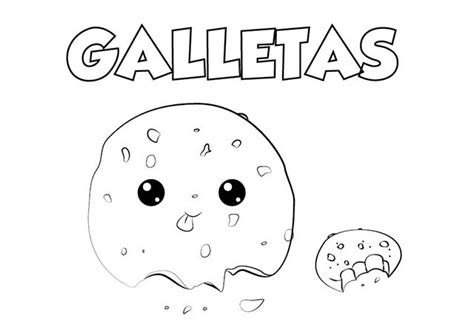 Dibujo Galletas Para Imprimir Y Colorear