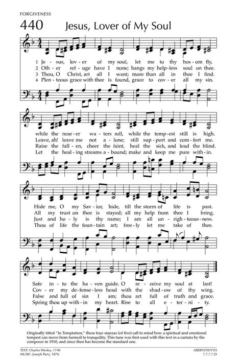 Jesus Lover Of My Soul By Charles Wesley 1700s High Resolution 1800×2700 Hymn Sheet