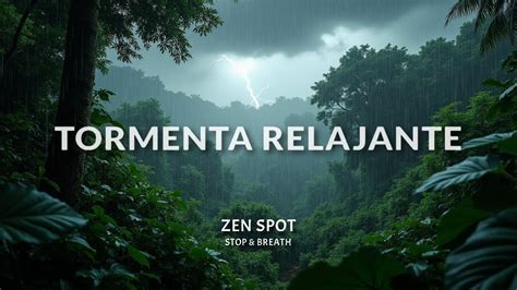 Tormenta Relajante en la Selva Amazónica para Dormir Profundamente