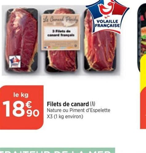 Promo Filets De Canard Chez Bi1