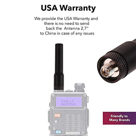 Two Way Radio Antenna With Sma Female Connector For Walkie Talkies