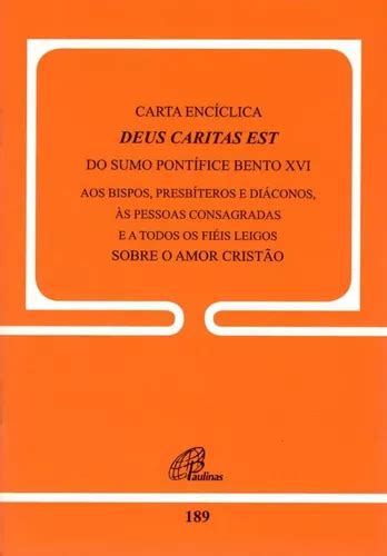 Carta Encíclica Deus Caritas Est do Sumo Pontífice Bento XVI doc 189