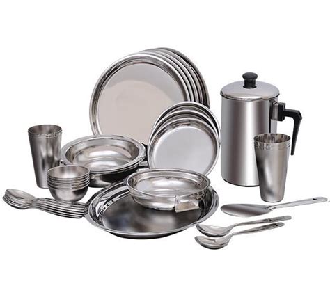 Stainless Steel Dinner Set 37 Pieces Tredy Foods