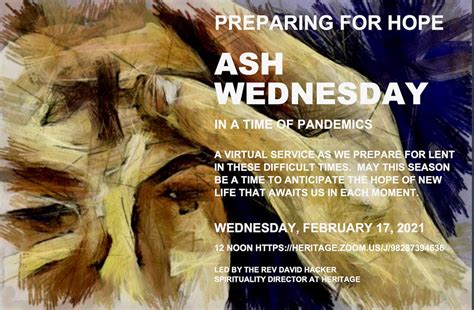 Ash Wednesday Service | Heritage University