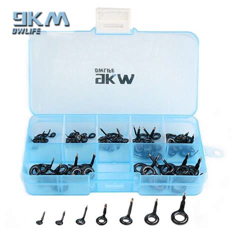 9km 3570pcs Fishing Rod Guides Repair Kit Stainless Steel Freshwater