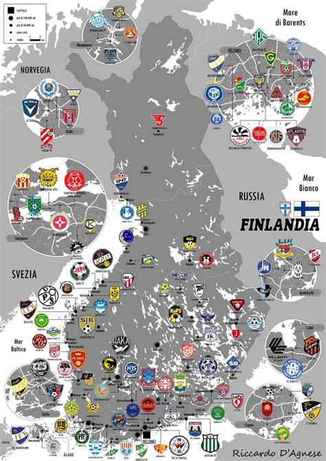 Finland Football Geography Football Club Team Badge Map