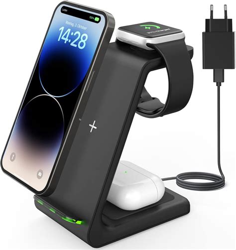 3 in 1 ladestation Induktive Wireless Charger für iPhone 11 12 13 14