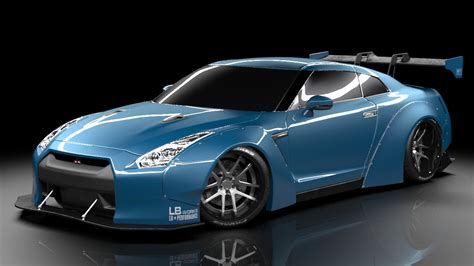 Nissan Gtr Liberty Walk 3d Model