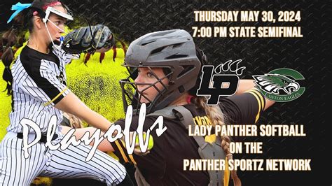 Liberty Lady Panther Softball Vs Canton Eagles Thurs May State