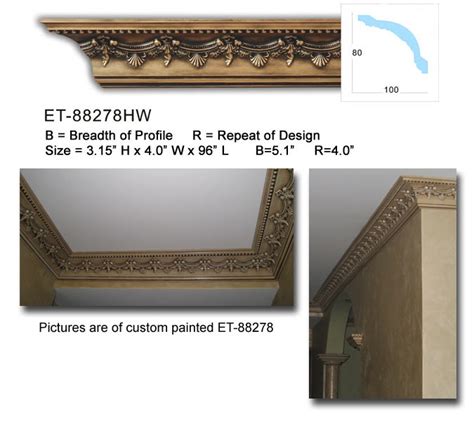 Pre Finished Crown Moulding Crown Molding Ceiling Medallions Custom