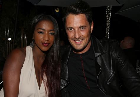 Photo Exclusif Vincent Cerutti et sa fiancée Hapsatou Sy lors de la