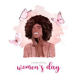 Women Day Voucher Design With Butterfly Royalty Free Vector