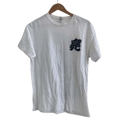 Gildan Mens Medium White Graphic Tee