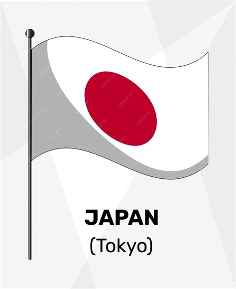 Premium Vector | JAPAN Tokyo flag vector illustration