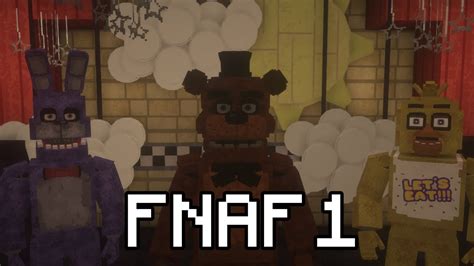 Fnaf 1 Minecraft Map Showcase Playthrough Youtube