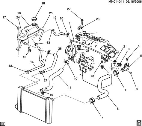 Malibu Hoses And Pipes Radiator Chevrolet Epc Online