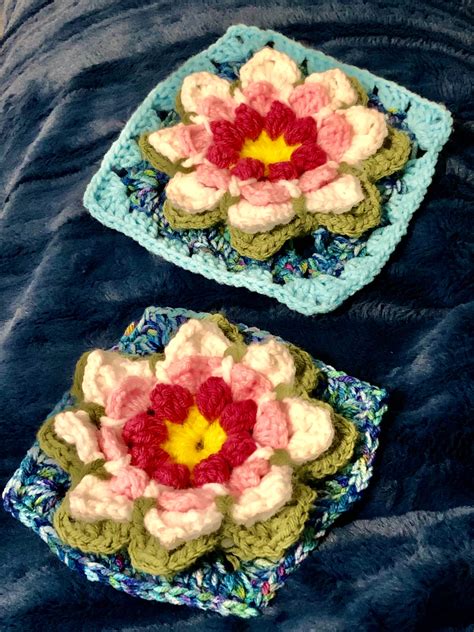 Water Lily Granny Squares What Should I Make With Them Rbrochet