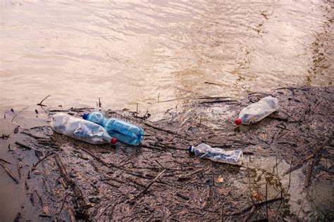 Garbage In The River Stock Photo Image Of Catastrophe 167593754