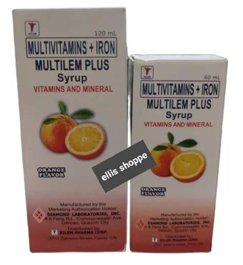 Multilem Plus Multivitamins Syrup 1 Bottle Lazada Ph