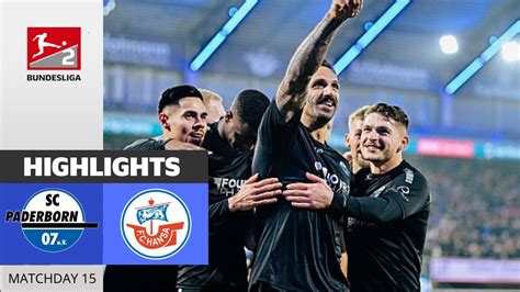 SC Paderborn VS Hansa Rostock Highlights 2 Bundesliga 2023 2024