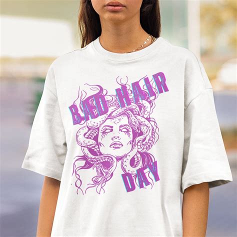 Medusa Camisa Hada Grunge Luz Academia Ropa Mitología Griega Camisa