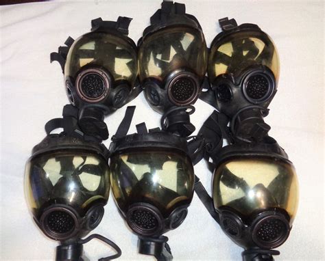 Msa Millennium Full Face Gas Mask Cbrn Medium 40mm Riot Control Wclear