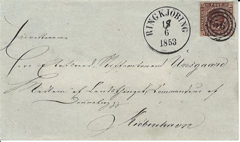 Danmark Brev Med 4 R B S 1853 Thiele II Ebuy Dk