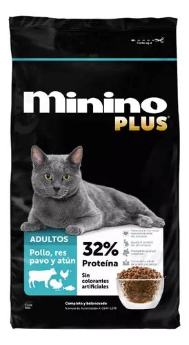 Minino Plus Alimento Seco Para Gato Adulto Sabor Carne Pollo Y Pavo