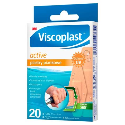 Viscoplast Active Plastry Piankowe Rozmiary Sztuk Viscoplast