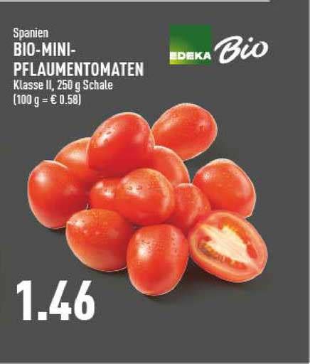 Edeka Bio Mini Pflaumentomaten Angebot Bei Marktkauf