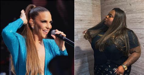 Jojo Todynho e Ivete Sangalo assumem mega hair em redes sociais Vírgula