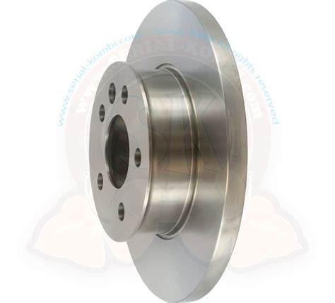 Disque de frein avant plein 282x18mm roue 15 perçage 5x112 pour