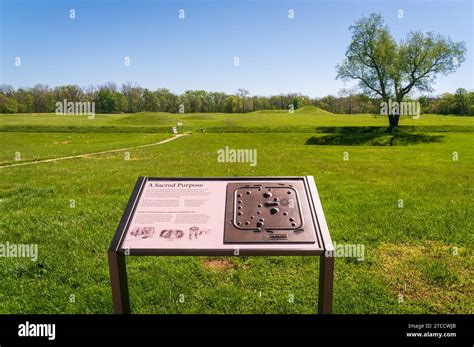 Earthworks At Hopewell Culture National Historical Park In Ohio Stock