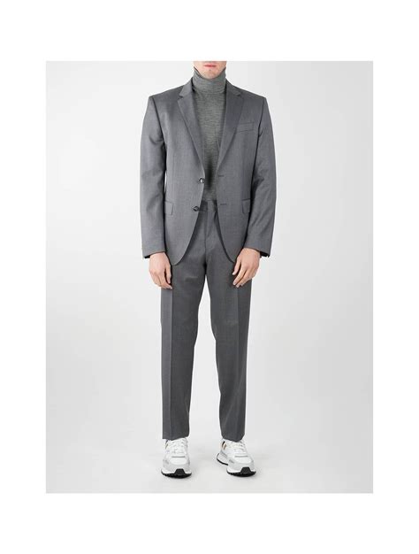 Boss Gray Virgin Wool Suit IsuiT