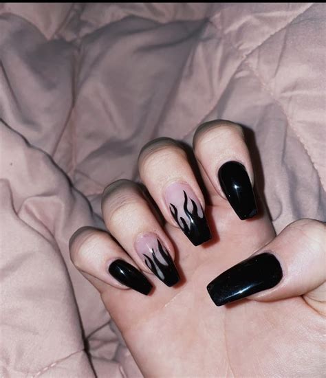 Naildesignidea Linktree Acrylic Nails Coffin Short Grunge Nails