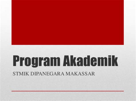 Ppt Presentasi Sistem Informasi Akademik Pptx