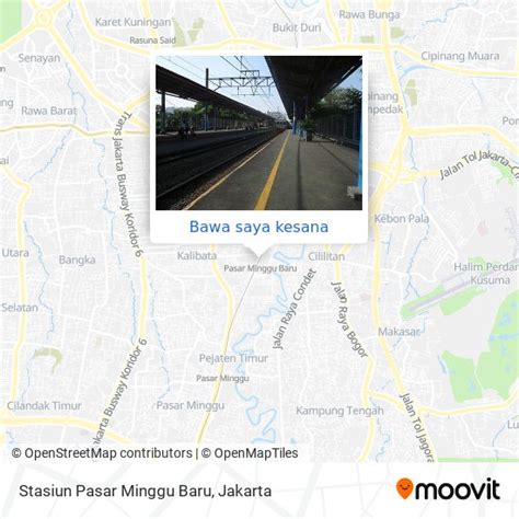 Cara Ke Stasiun Pasar Minggu Baru Di Jakarta Selatan Menggunakan Bis