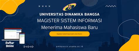 Penerimaan Mahasiswa Baru Online Universitas Dinamika Bangsa Jambi Unama