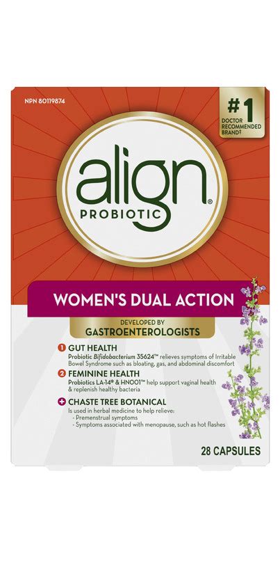 Buy Align Probiotic Women S Dual Action At Well Ca Free Shipping 35 In Canada