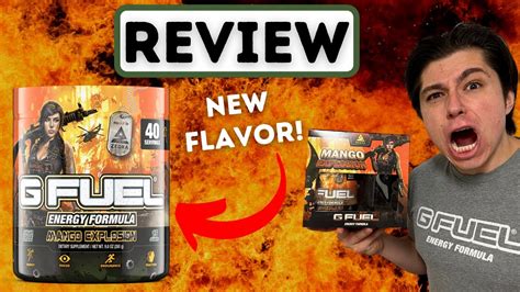 Mango Explosion Gfuel Flavor Review Youtube