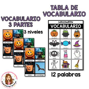 Vocabulario Halloween Halloween Vocabulary Write The Room October