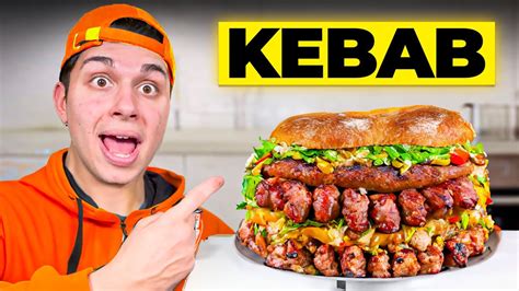 Mangio il KEBAB più GROSSO al Mondo 15kg YouTube