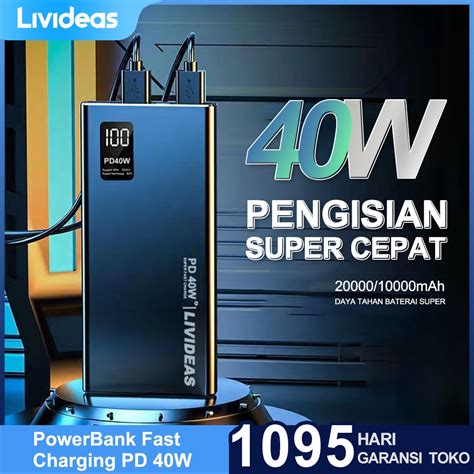 Jual Livideas Powerbank Fast Charging Pd W Mah Mah