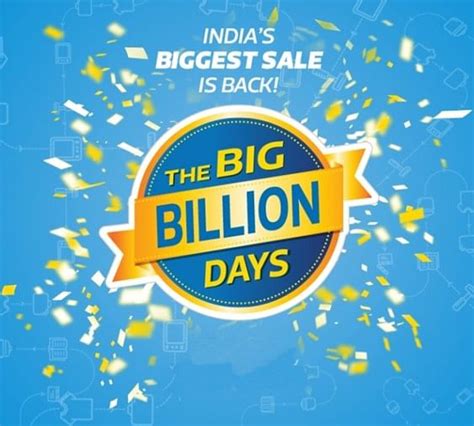 Flipkart Big Billion Daysस्मार्टफोन पर होगा भारी डिस्काउंट 7 हजार से