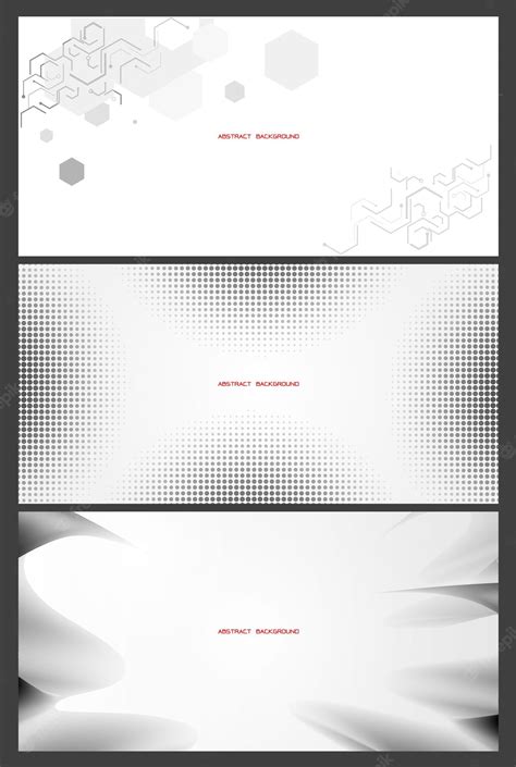 Premium Vector | Set banner blackwhite color styleAbstract ...