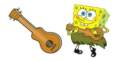 Spongebob And Ukulele Cursor Custom Cursor